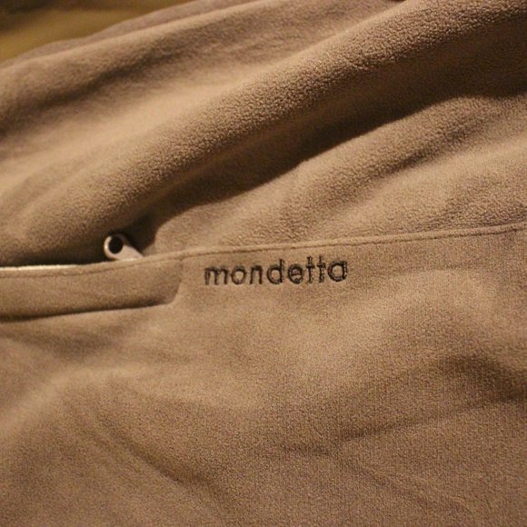 Brown Mondetta Fleece Jacket Large - Picture 2 of 5